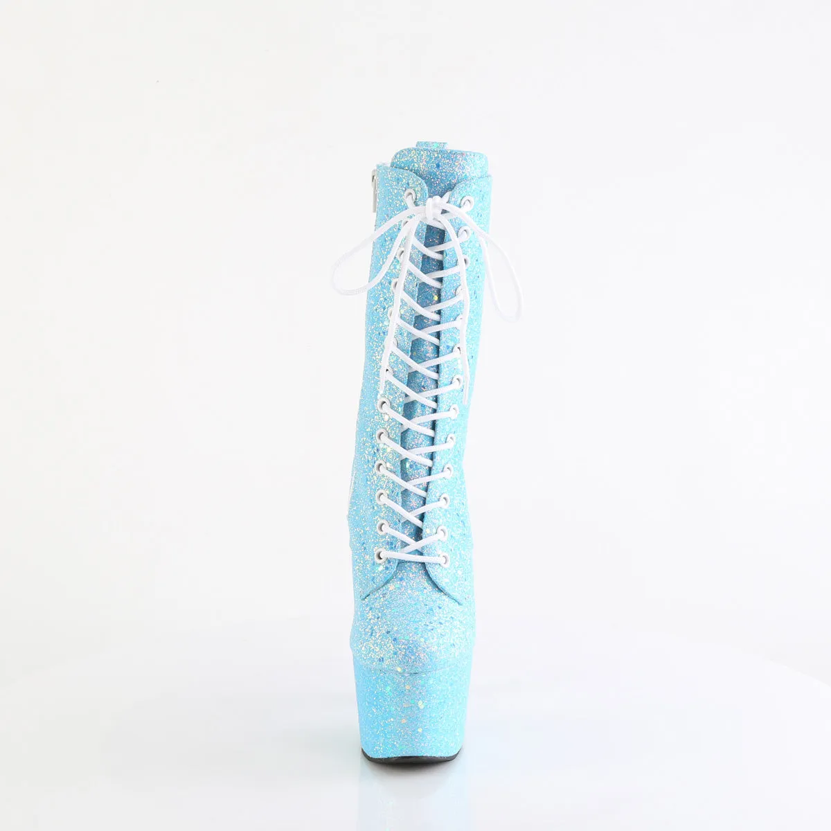 ADORE-1040IG Pleaser Baby Blue Glitter Sexy Platform Shoes (Pole Dancing Heels)