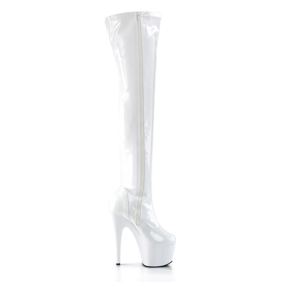 ADORE-3000 Pleaser White Sexy Platform Shoes (Pole Dancing Heels)