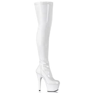 ADORE-3000 Pleaser White Sexy Platform Shoes (Pole Dancing Heels)
