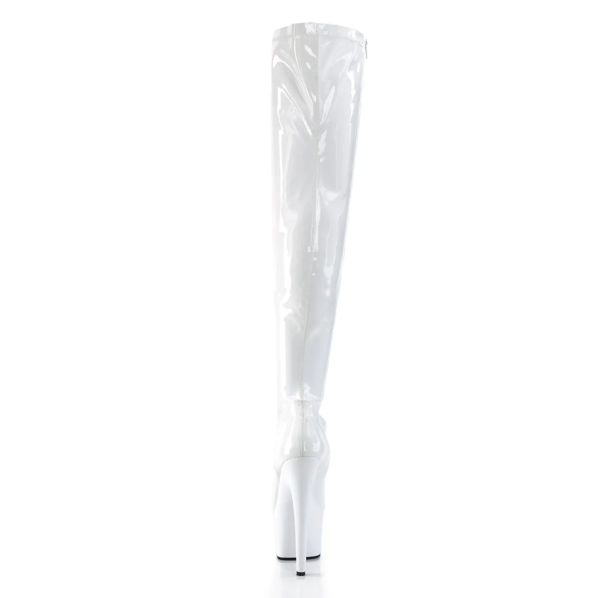 ADORE-3000 Pleaser White Sexy Platform Shoes (Pole Dancing Heels)