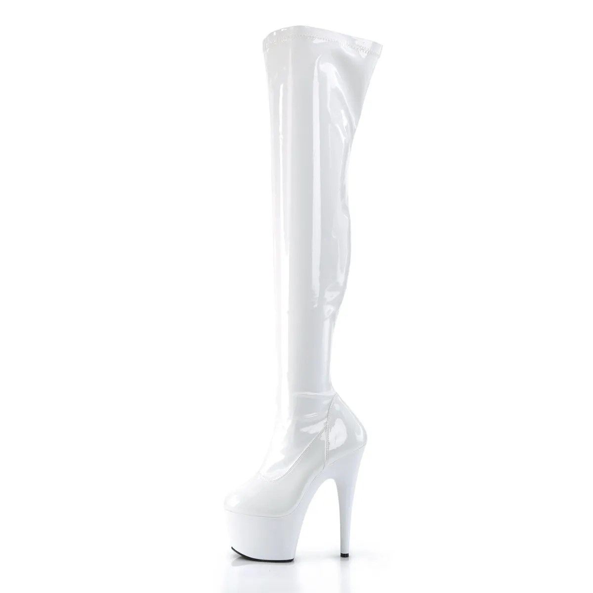 ADORE-3000 Pleaser White Sexy Platform Shoes (Pole Dancing Heels)