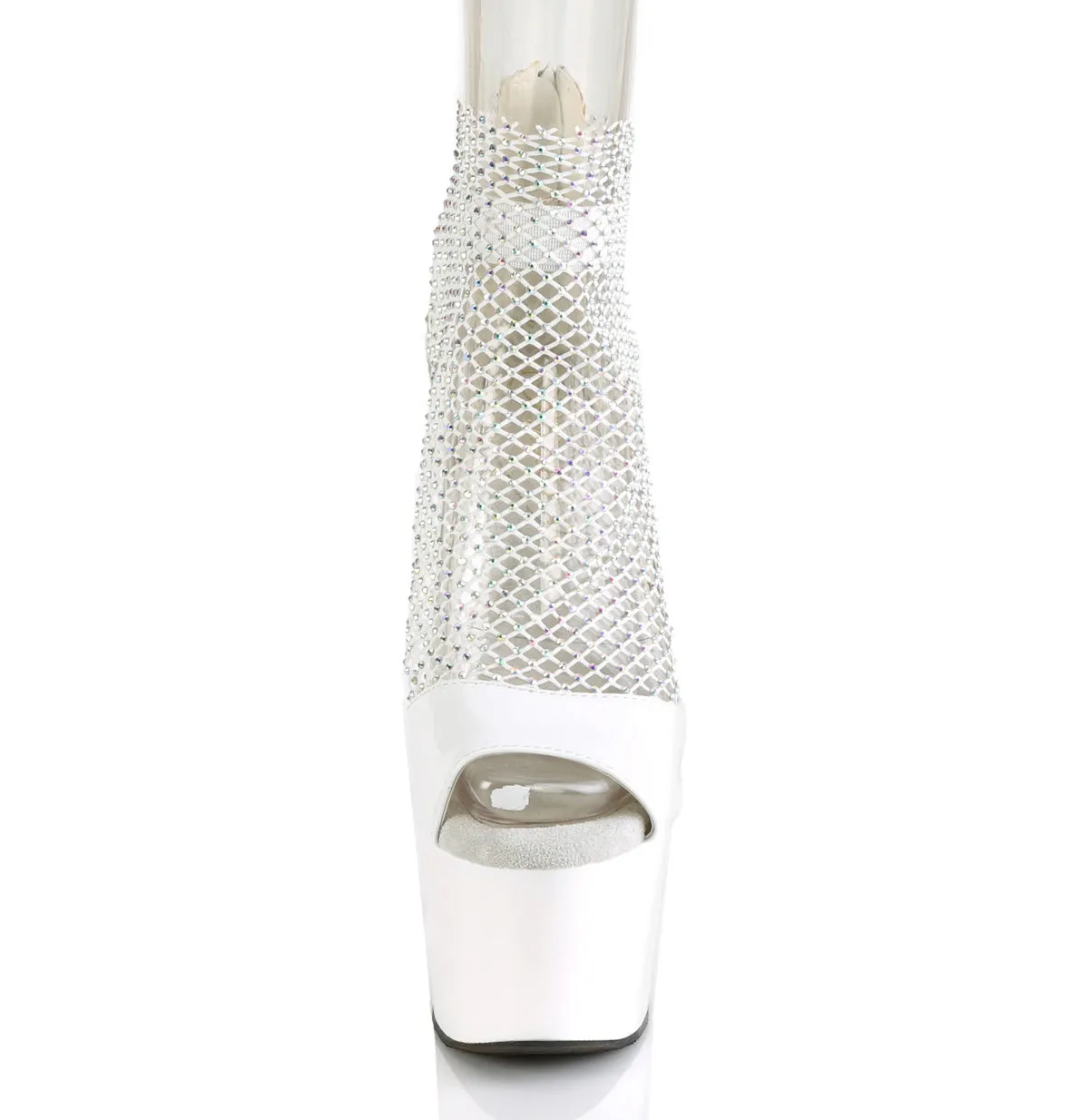 ADORE-765RM Pleaser White Patent Sexy Platform Shoes (Pole Dancing Heels)