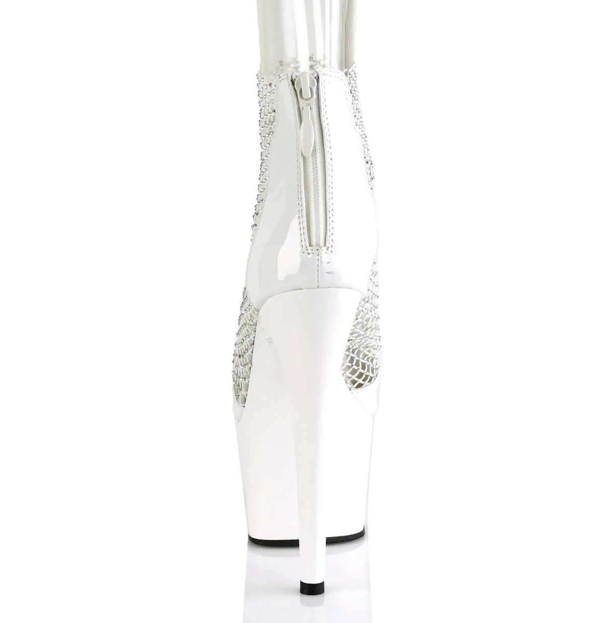 ADORE-765RM Pleaser White Patent Sexy Platform Shoes (Pole Dancing Heels)