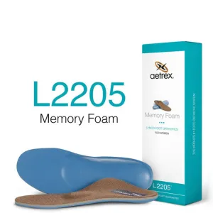 AETREX MEMORY FOAM ORTHOTICS WOMEN'S