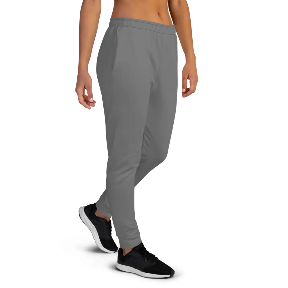 Athletic Apparatus Grey Black Logo Women's Joggers