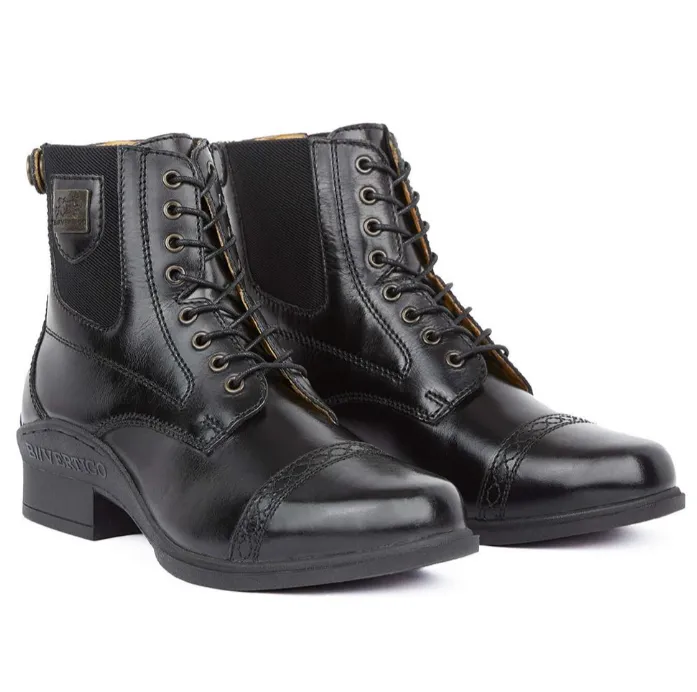 B Vertigo Ladies Jupiter Front Lace Jodhpur Boots