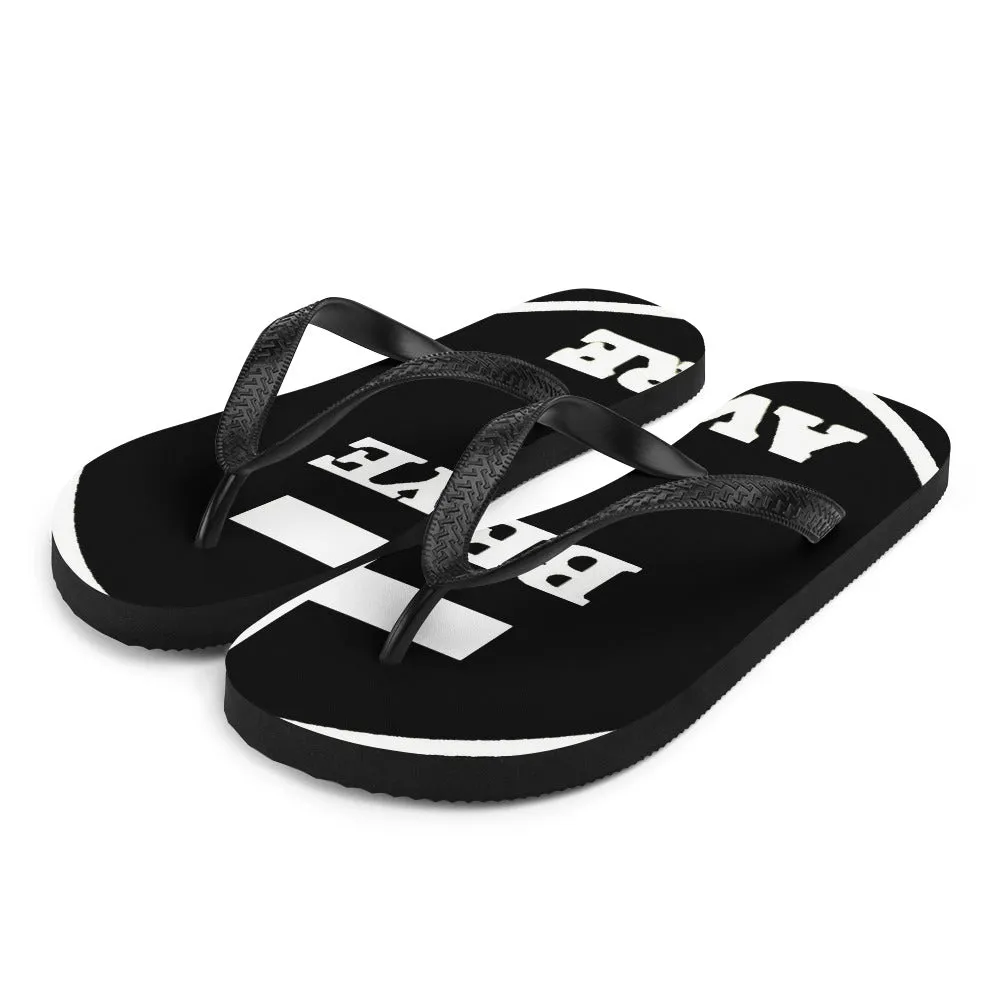 Be Ye AWARE Unisex Flip-Flops