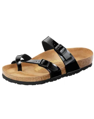 BIRKENSTOCK MAYARI BLACK PATENT BF REGULAR