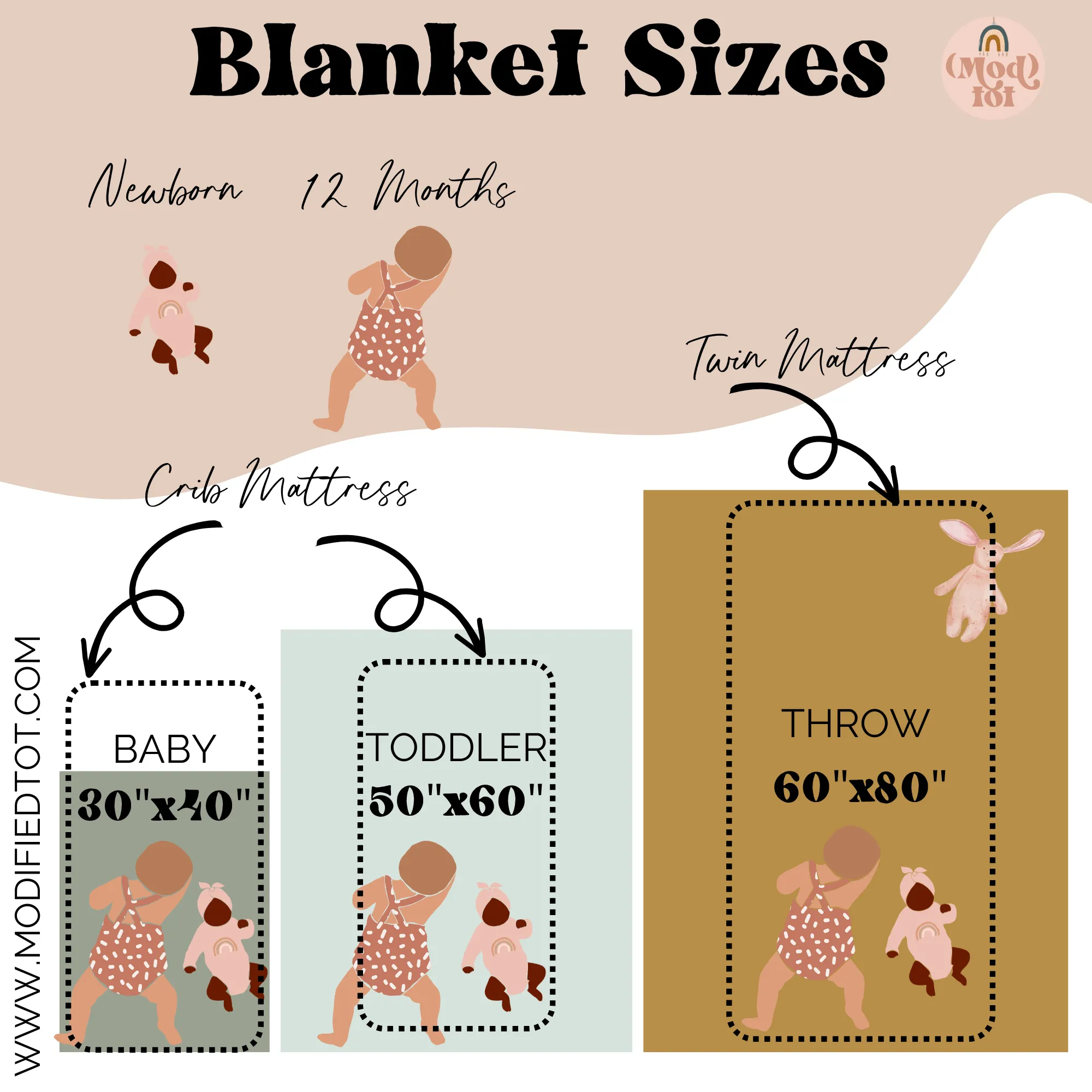 Boho Desert Minky Blanket
