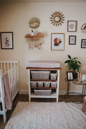 Changing Pad Cover | Taupe Mojave Desert