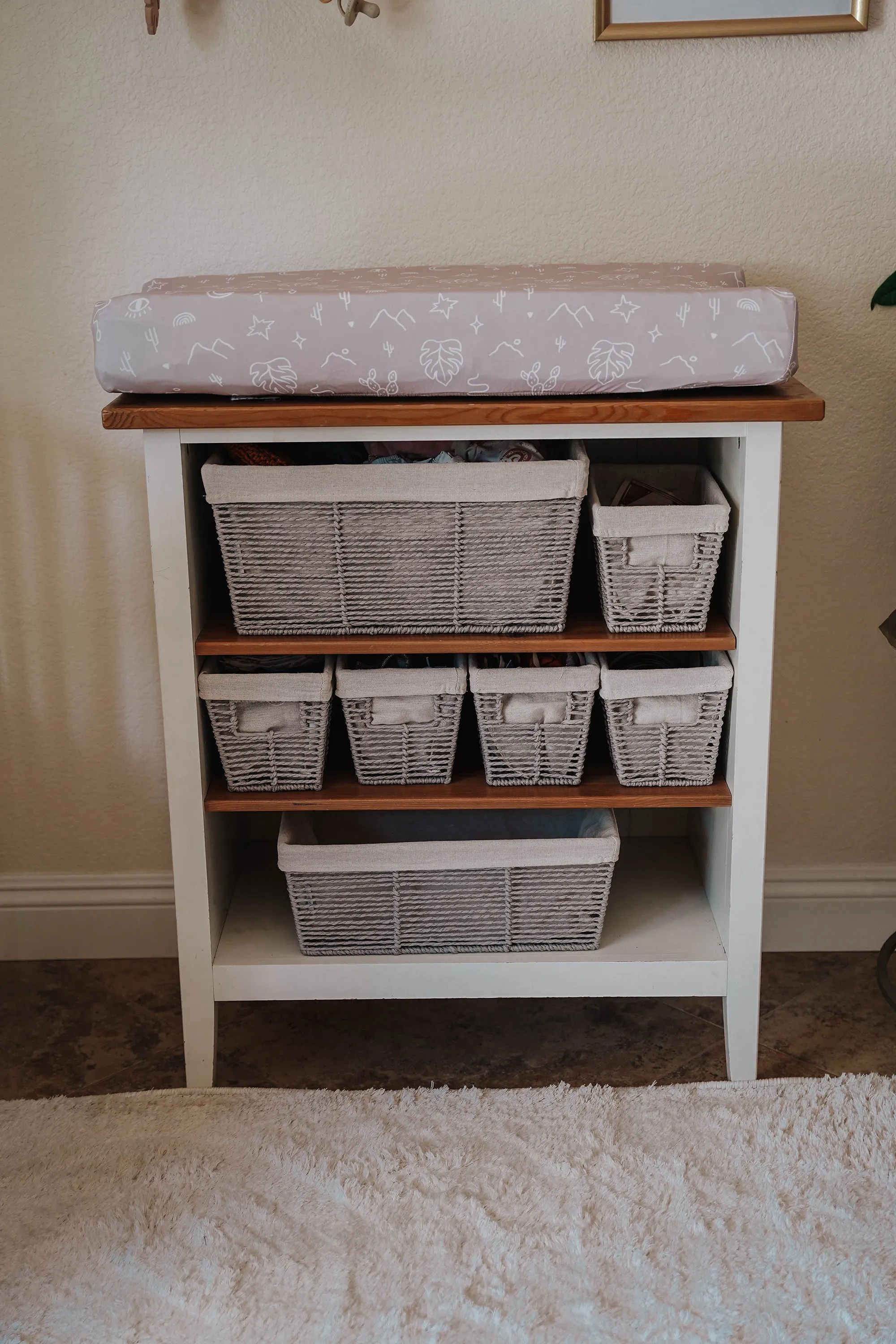 Changing Pad Cover | Taupe Mojave Desert