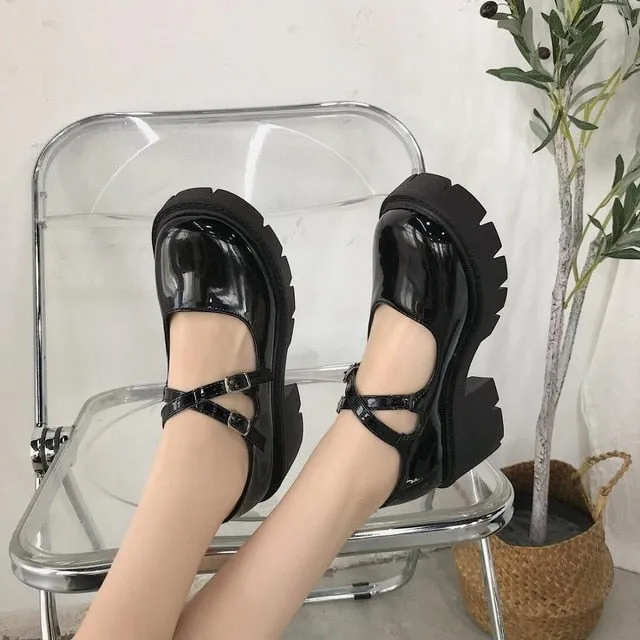 Chunky Mary Janes Shoes