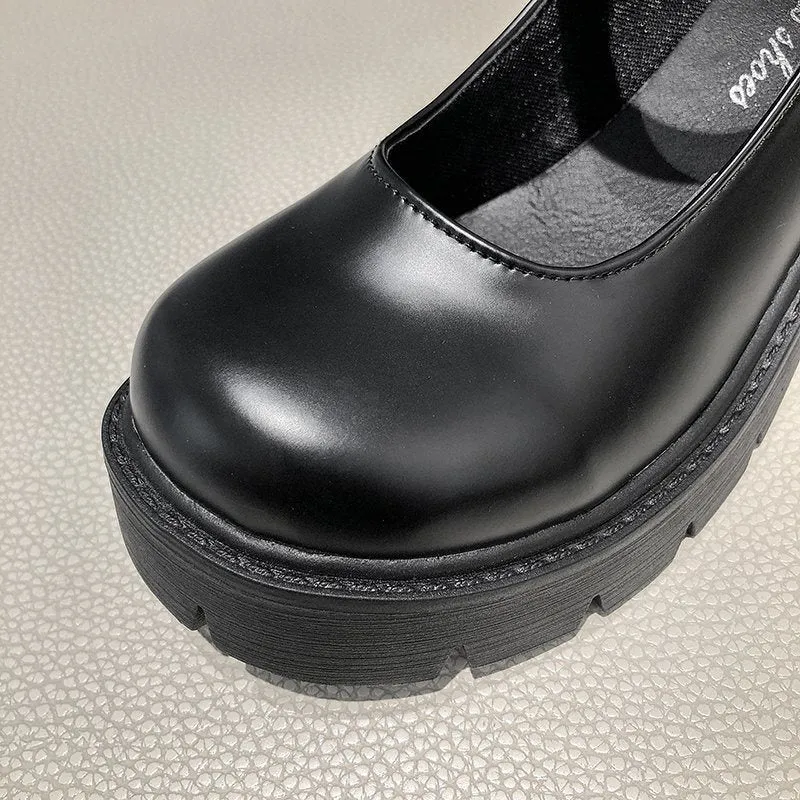 Chunky Mary Janes Shoes