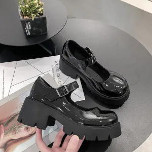 Chunky Mary Janes Shoes