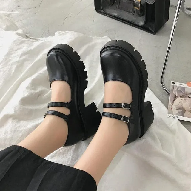 Chunky Mary Janes Shoes