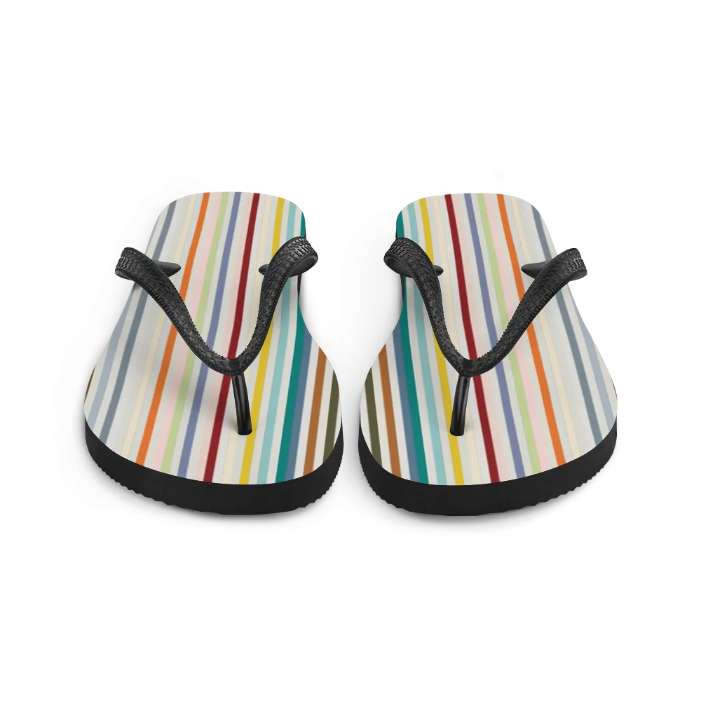 Colorfull Stripes Flip-Flops