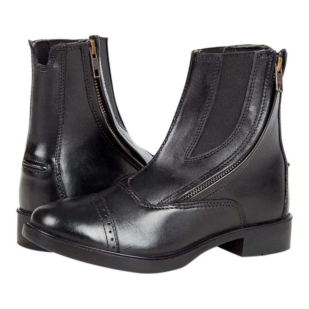 Daisy Clipper Children's Side Zipper Premium Leather Paddock Boots CLEARANCE