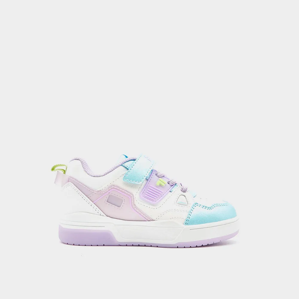 Fila Infants Em Lights Sneaker White/violet _ 183007 _ White