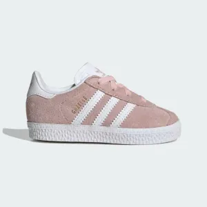 Gazelle Comfort Closure Elastic Lace Shoes (Icey Pink   Cloud White   Gold Metallic)