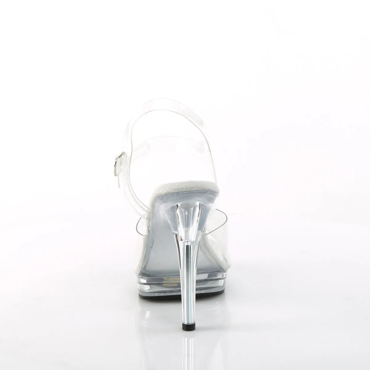 GLORY-508 Fabulicious 5" Glory Clear Sexy Shoes (Posing Shoes)