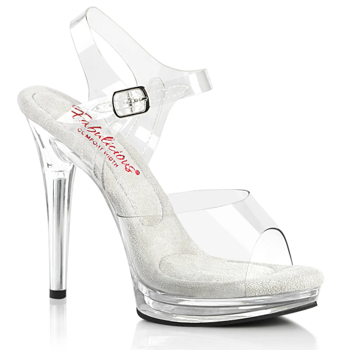 GLORY-508 Fabulicious 5" Glory Clear Sexy Shoes (Posing Shoes)