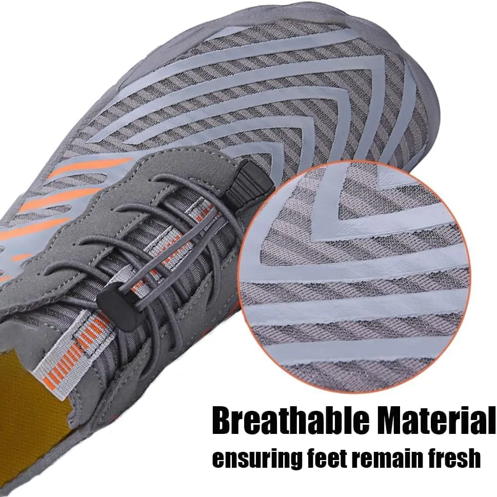 Grounded Footwear for Women Men, Wide Toe Box Hike Barefoot Shoes, Healthy & Non-Slip Grounding Shoe Quick-Dry Breathable Waterproof Beach Swim Surf Comfort Wear Water Shoes
