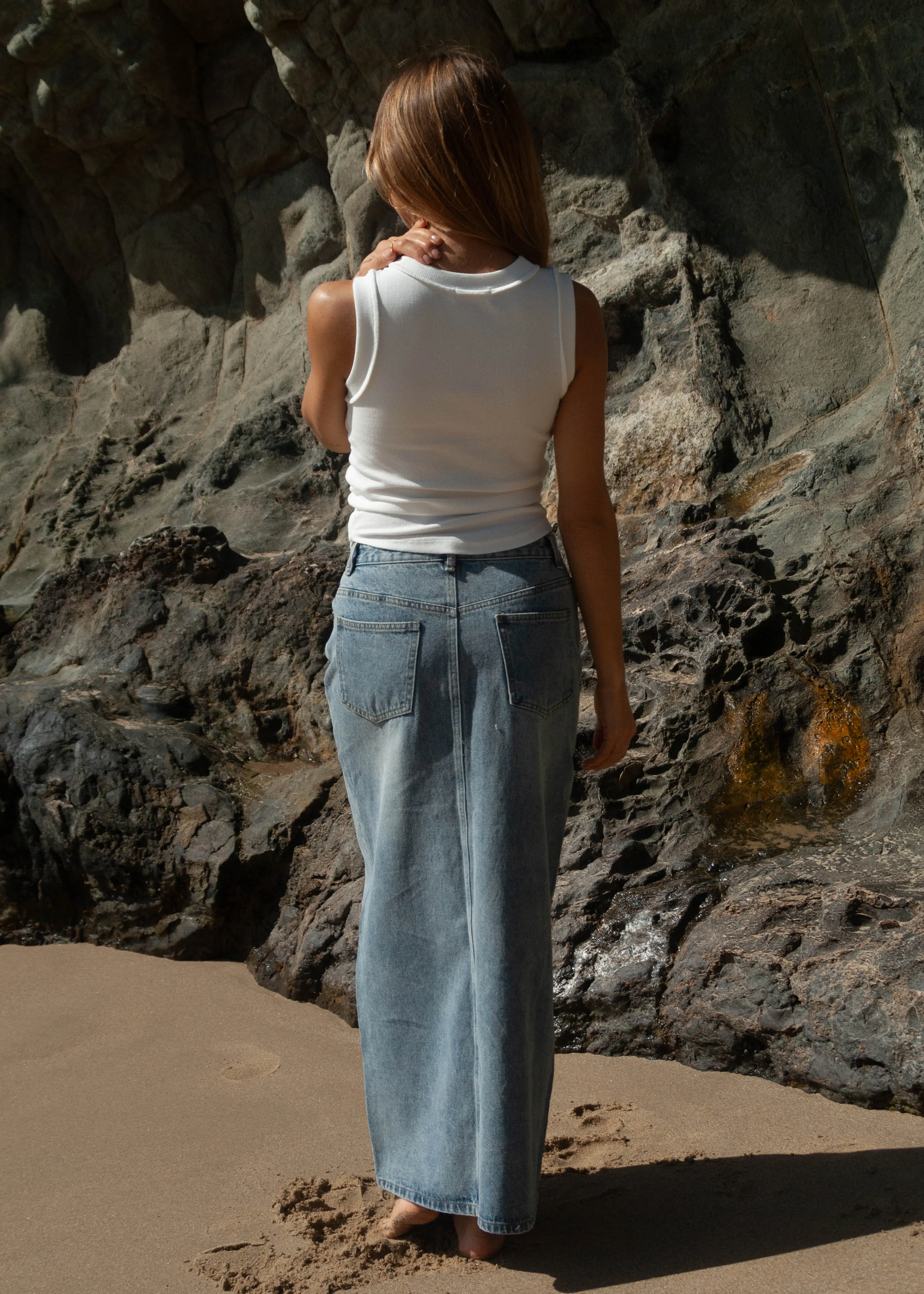 Hadley Denim Skirt