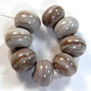 Handmade Lampwork Glass Beads, Painted Desert Shiny Glossy 997g