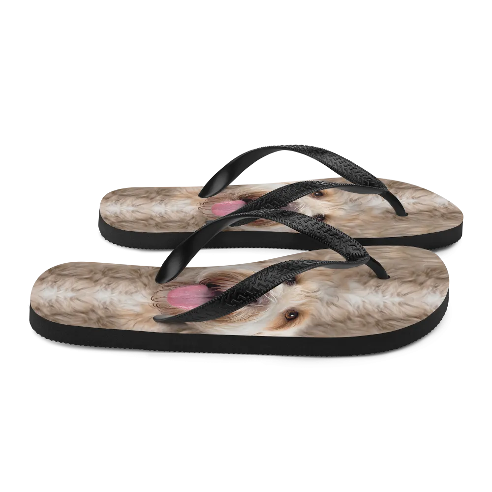 Labradoodle Dog Flip-Flops