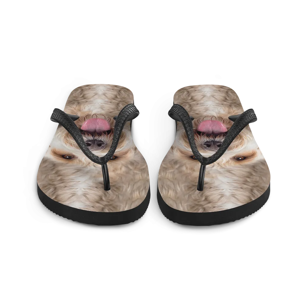 Labradoodle Dog Flip-Flops