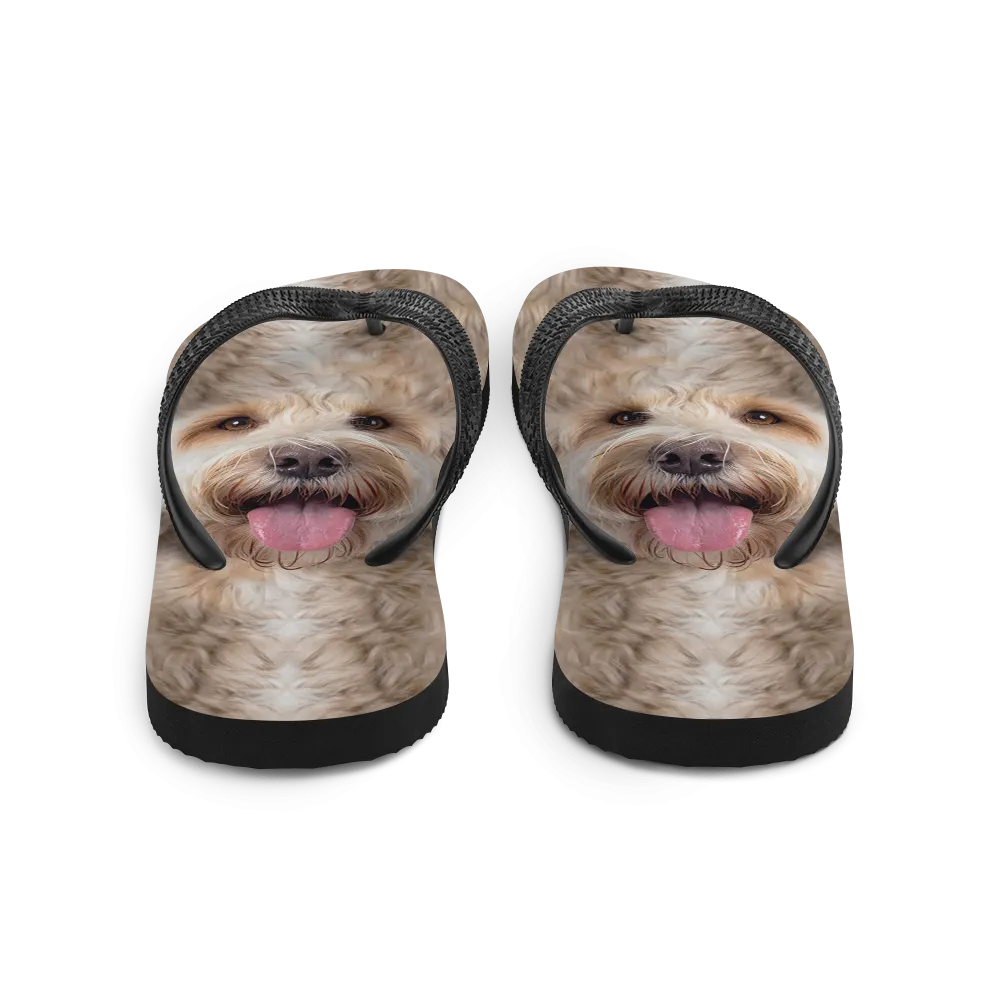 Labradoodle Dog Flip-Flops