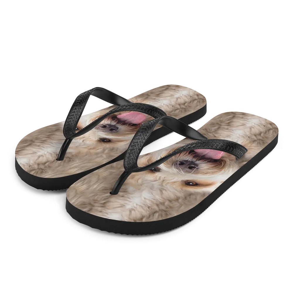 Labradoodle Dog Flip-Flops