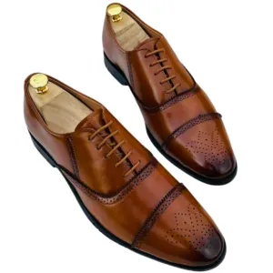 Luxury Formal Designer Leather Shoes For Men