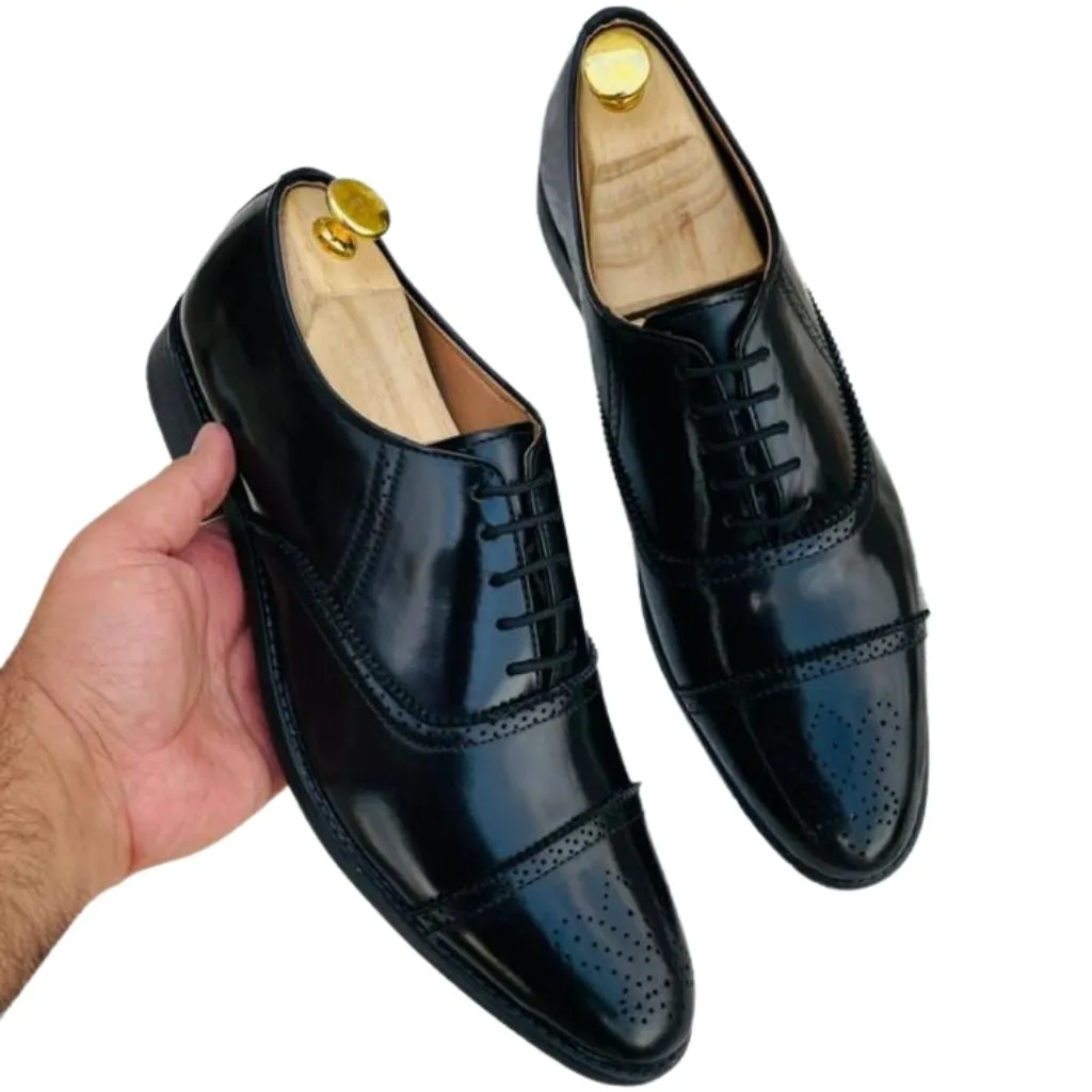 Luxury Formal Designer Leather Shoes For Men
