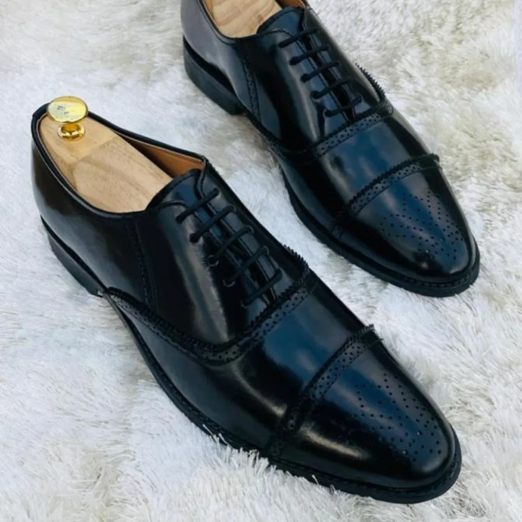 Luxury Formal Designer Leather Shoes For Men