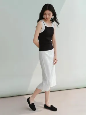 New plain imported velvet women's shoes European and American fashion trends large size loafers one-legged handmade slip-on shoes
