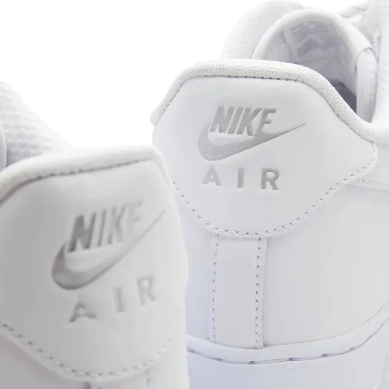NIKE AIR FORCE 1 LOW - WHT / SILVER