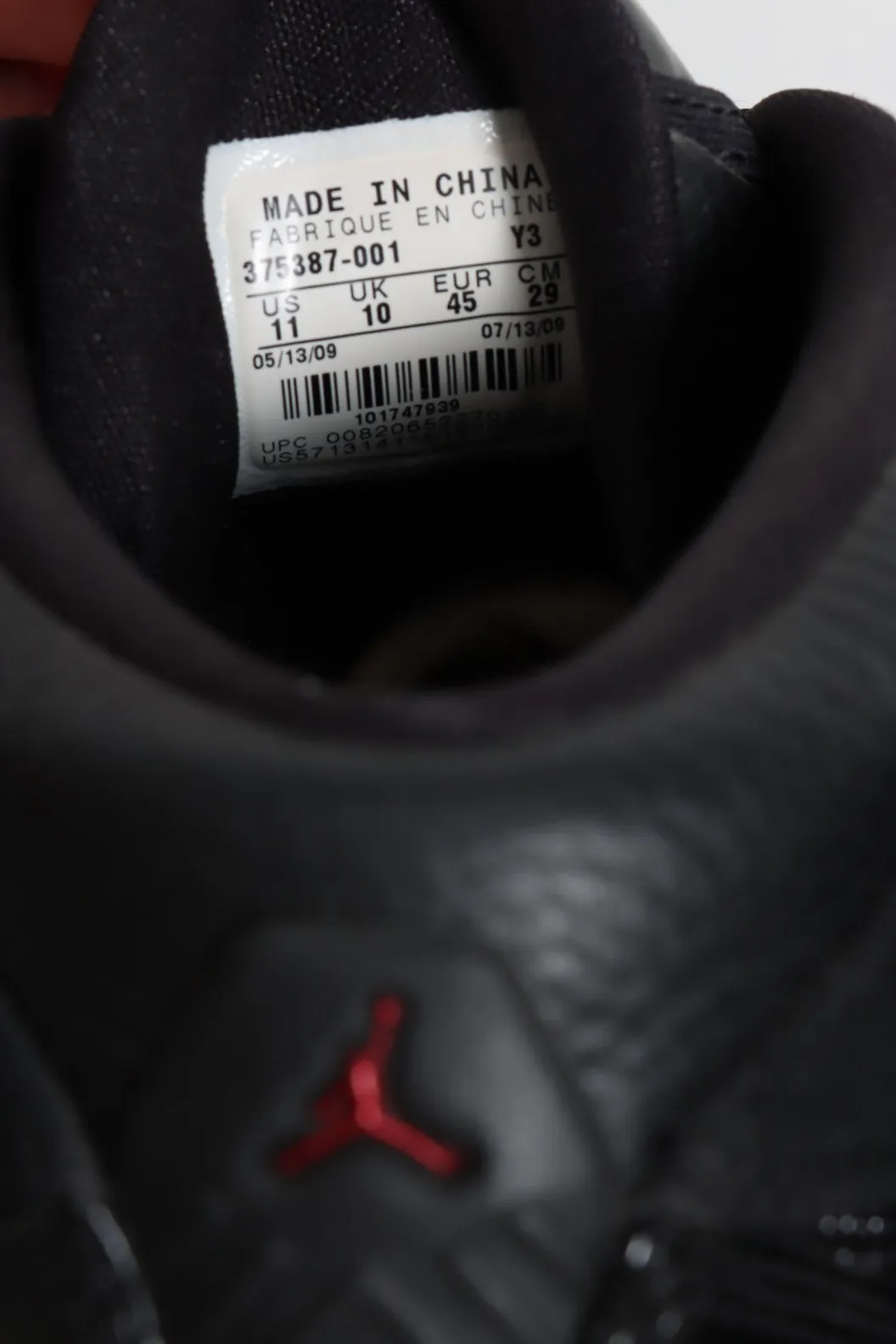 NIKE Jordans 16.5 Team Black & Varsity Red Sneakers (11)