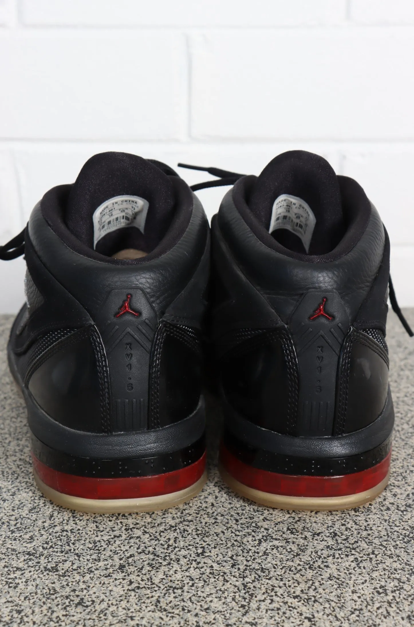 NIKE Jordans 16.5 Team Black & Varsity Red Sneakers (11)