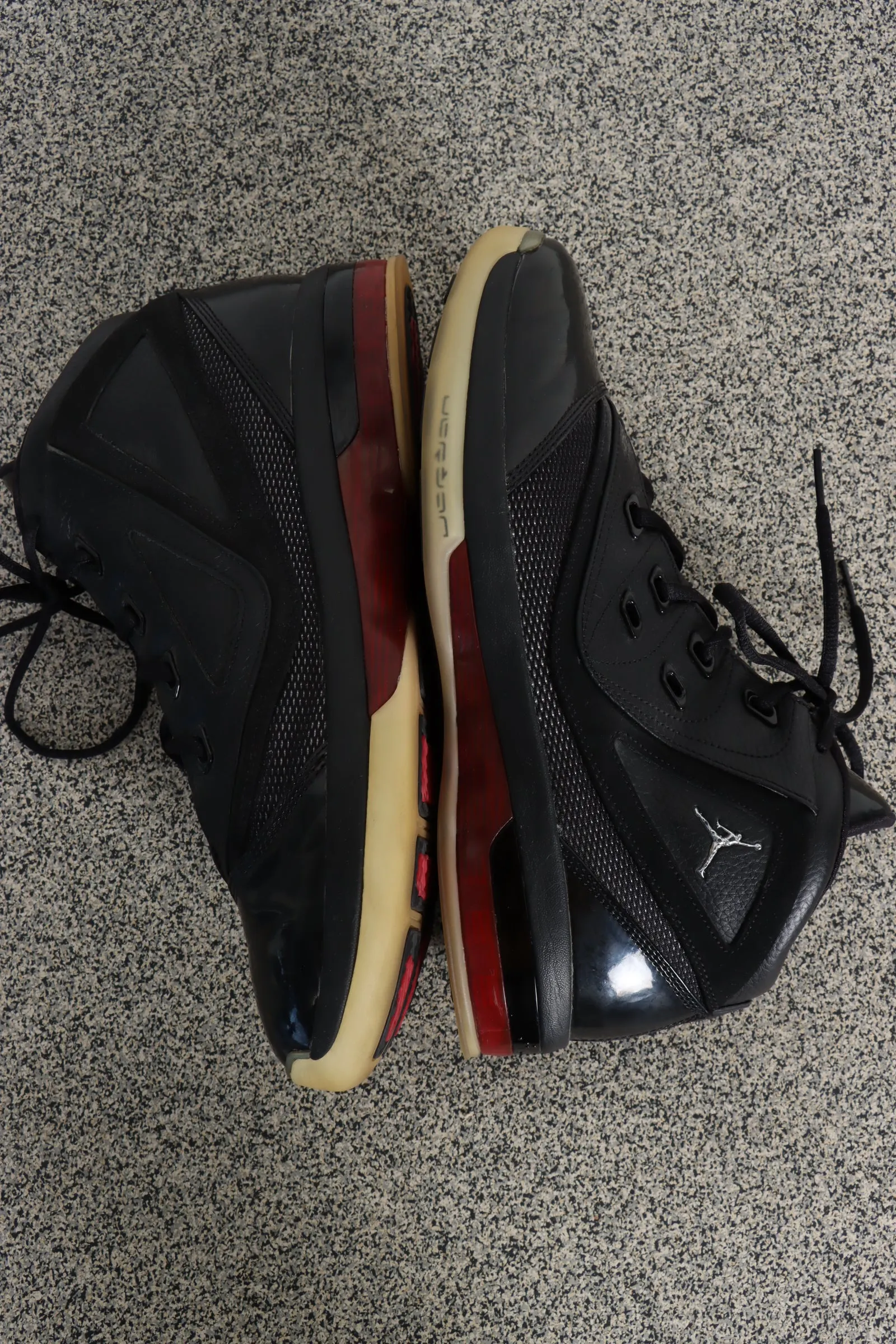 NIKE Jordans 16.5 Team Black & Varsity Red Sneakers (11)