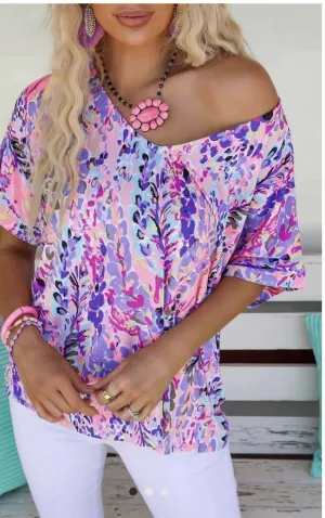 Painted Garden Blouse