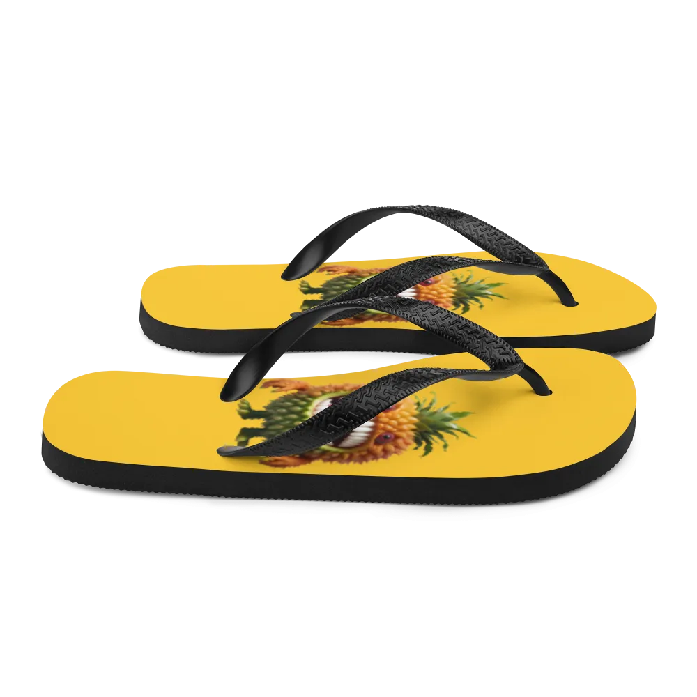 Pineapple Monster Flip-Flops