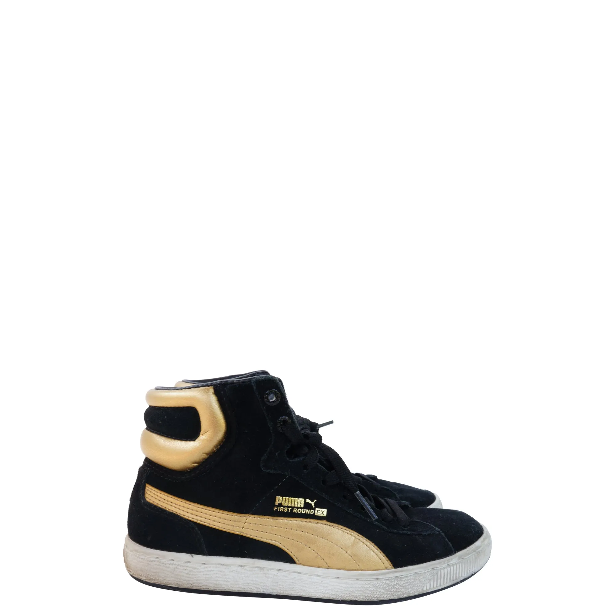 PUMA FIRST ROUND EX HIGH TOP SNEAKERS