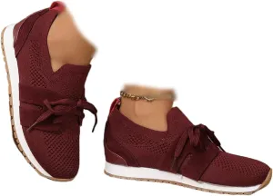 Slip On Sneakers Women Arch Support Athletic Walking Running Shoes Casual Mesh-Comfortable Tennis Workout Sneakers