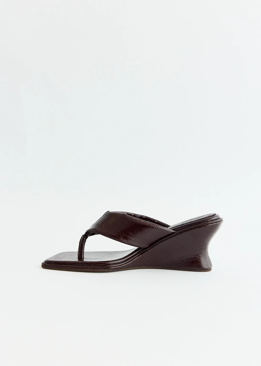 Soft Thong Contour Wedge Heels