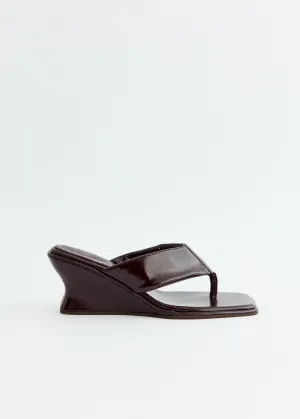 Soft Thong Contour Wedge Heels