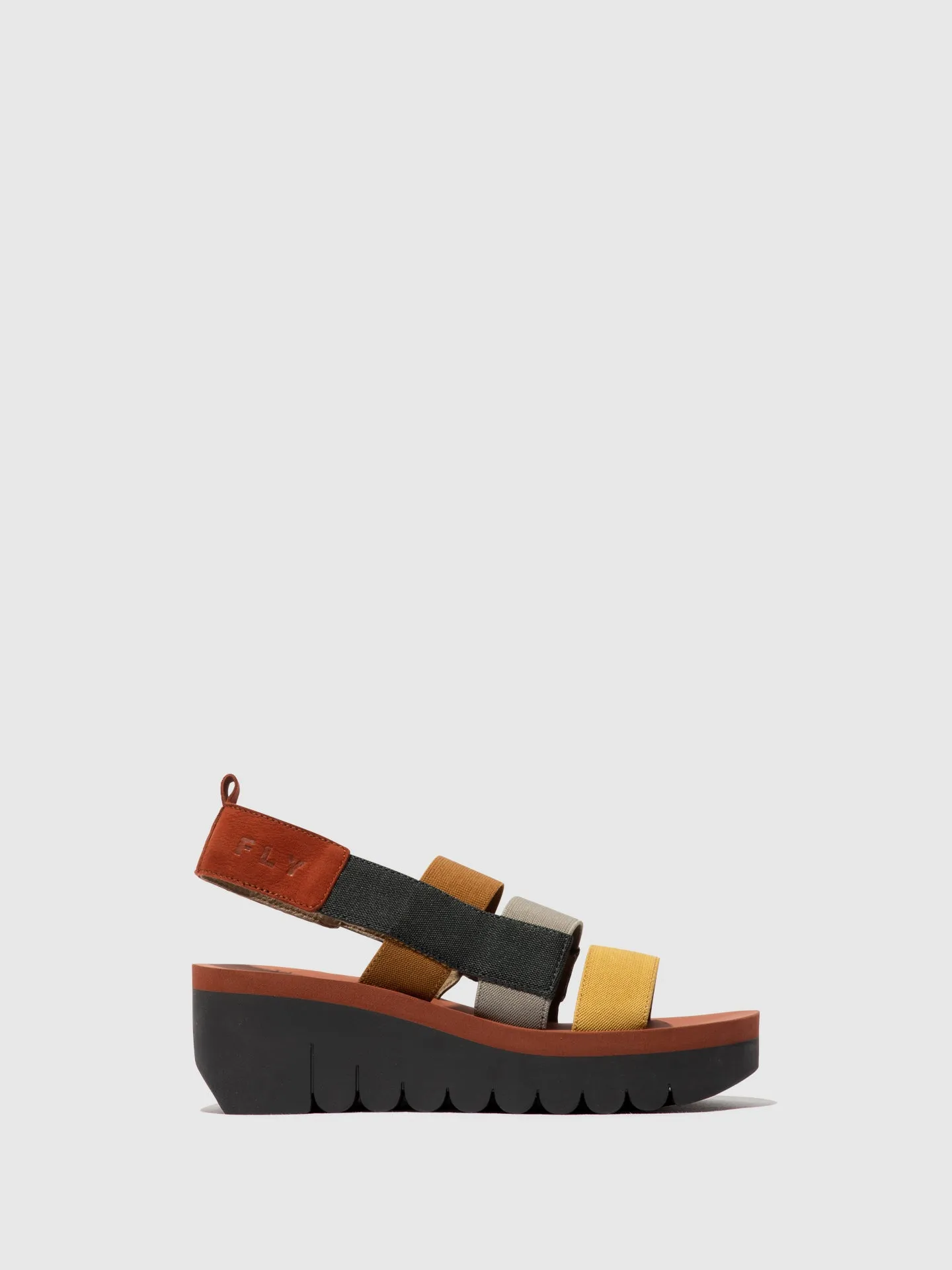 Strappy Sandals YERE847FLY MULTI (BRICK)