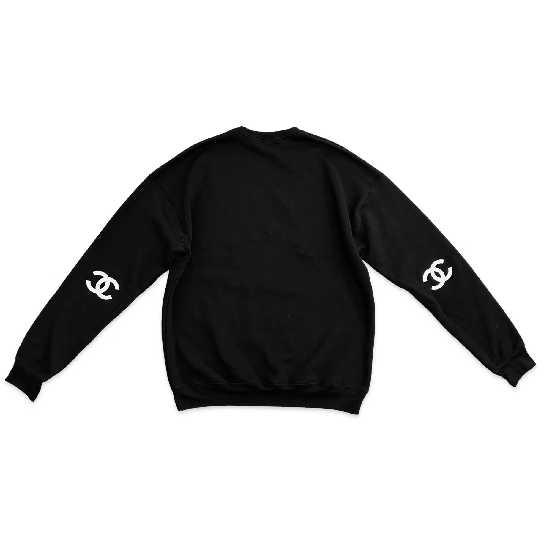 Sweatshirt: Black CC Elbow Patches
