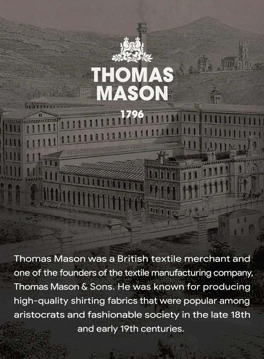 Thomas Mason Light Blue Oxford Shirt