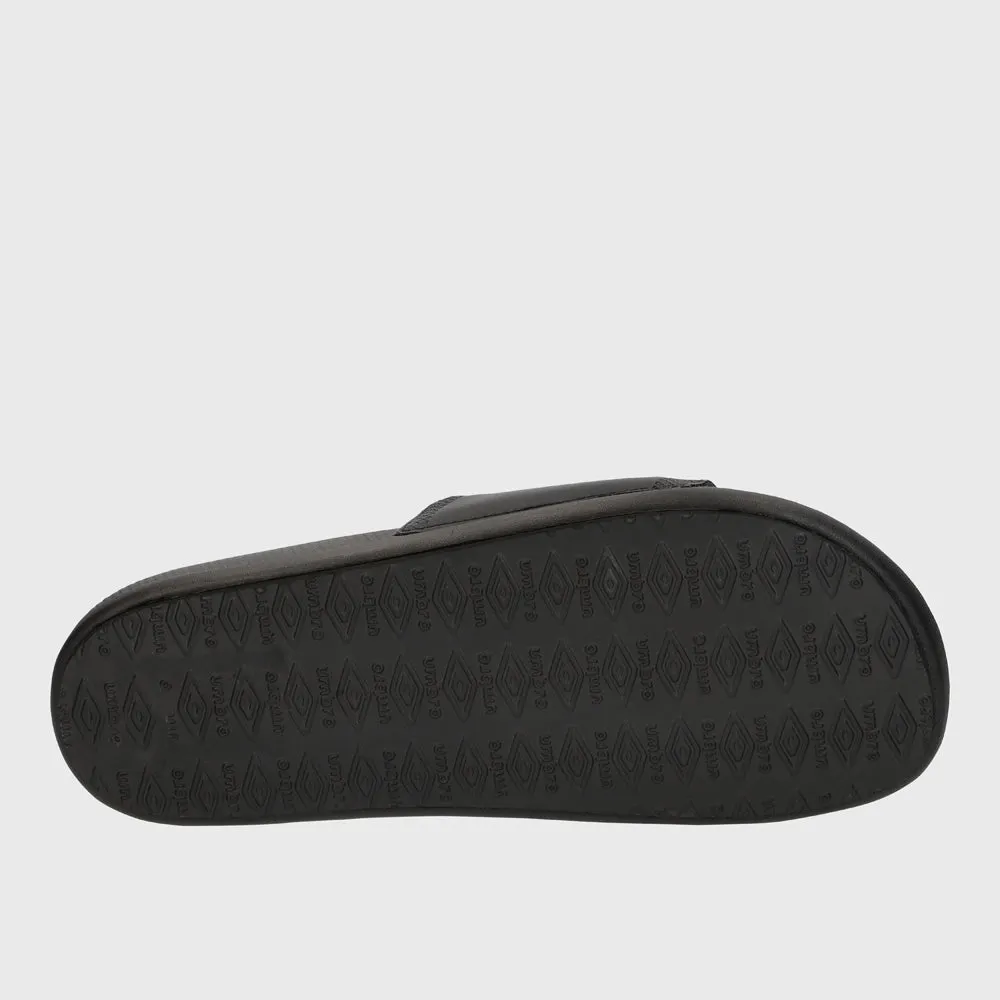 Umbro Mens Comfort Slide Black/White _ 182058 _ Black